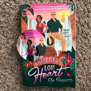 SIGNED Raiders of the Lost Heart paperback Jo Segura